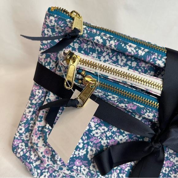 J. Crew Set of 3 Floral Makeup Purse Pouches. - Picture 3 of 6
